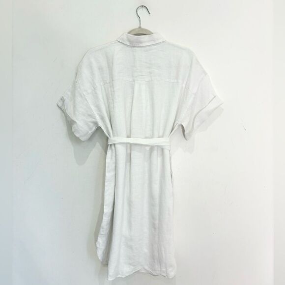 NWT J. Crew Petite capitaine shirtdress in linen - Picture 8 of 12